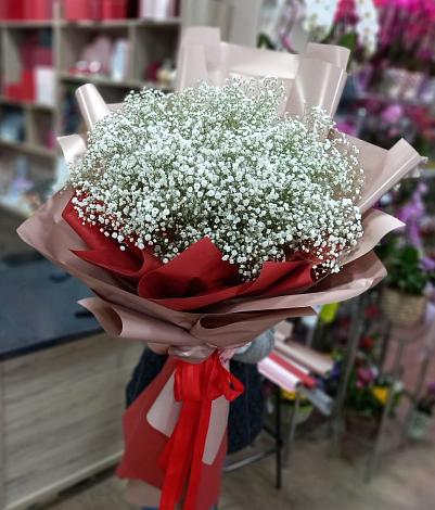 Букет цветов из: Гипсофила в Введенское