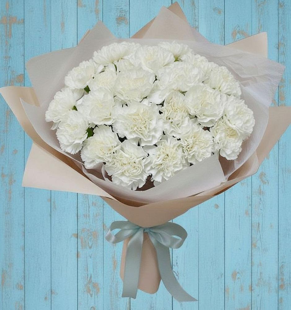 Букет цветов из: Гвоздики в Введенское