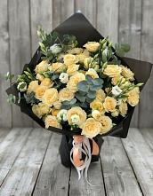 Букет цветов из:  Розы и Лизиантусы #REPLACE_PRED# Введенское