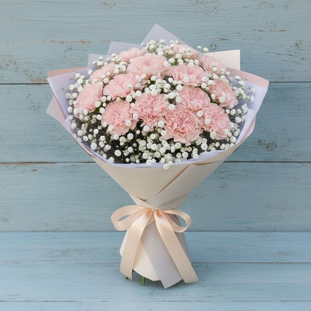 Букет цветов из: Гвоздики в Введенское