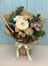 Букет цветов из:  Герберы и Хризантемы в Введенское