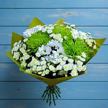 Букет цветов из:  Хризантемы #REPLACE_PRED# Введенское