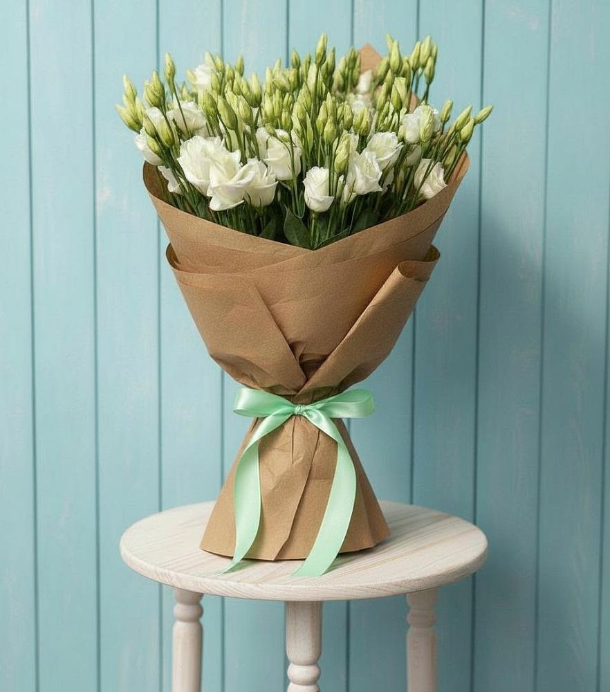 Букет цветов из: Лизиантусы в Введенское