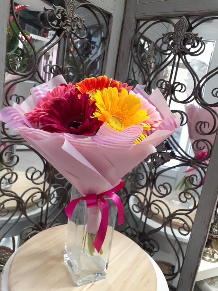 Букет цветов из: Герберы в Введенское