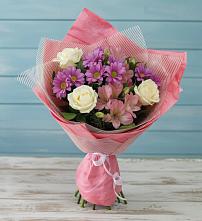 Букет цветов из:  Герберы #REPLACE_PRED# Введенское
