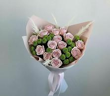 Букет цветов из:  Розы и Хризантемы в Введенское