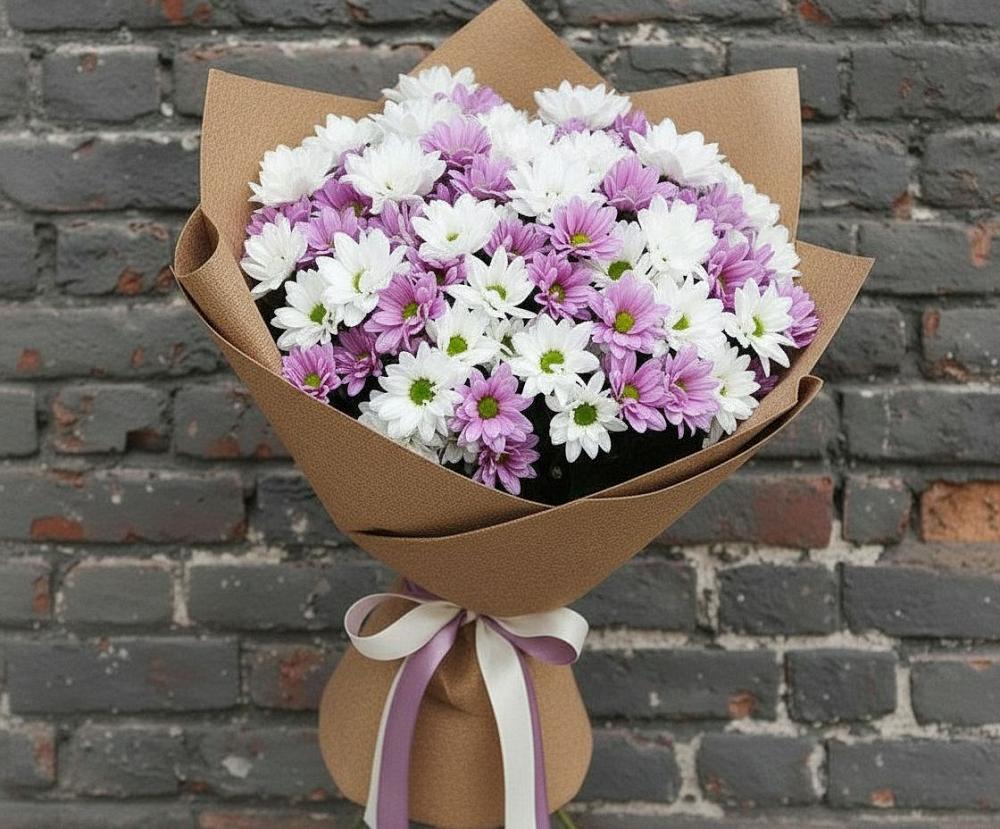 Букет цветов из: Хризантемы в Введенское