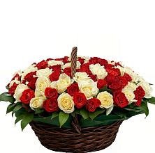 Премиум букет из: Розы #REPLACE_PRED# Введенское