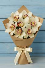 Букет цветов из:  Орхидеи и Розы в Введенское