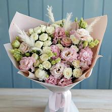 Букет цветов из:  Альстромерии и Розы в Введенское